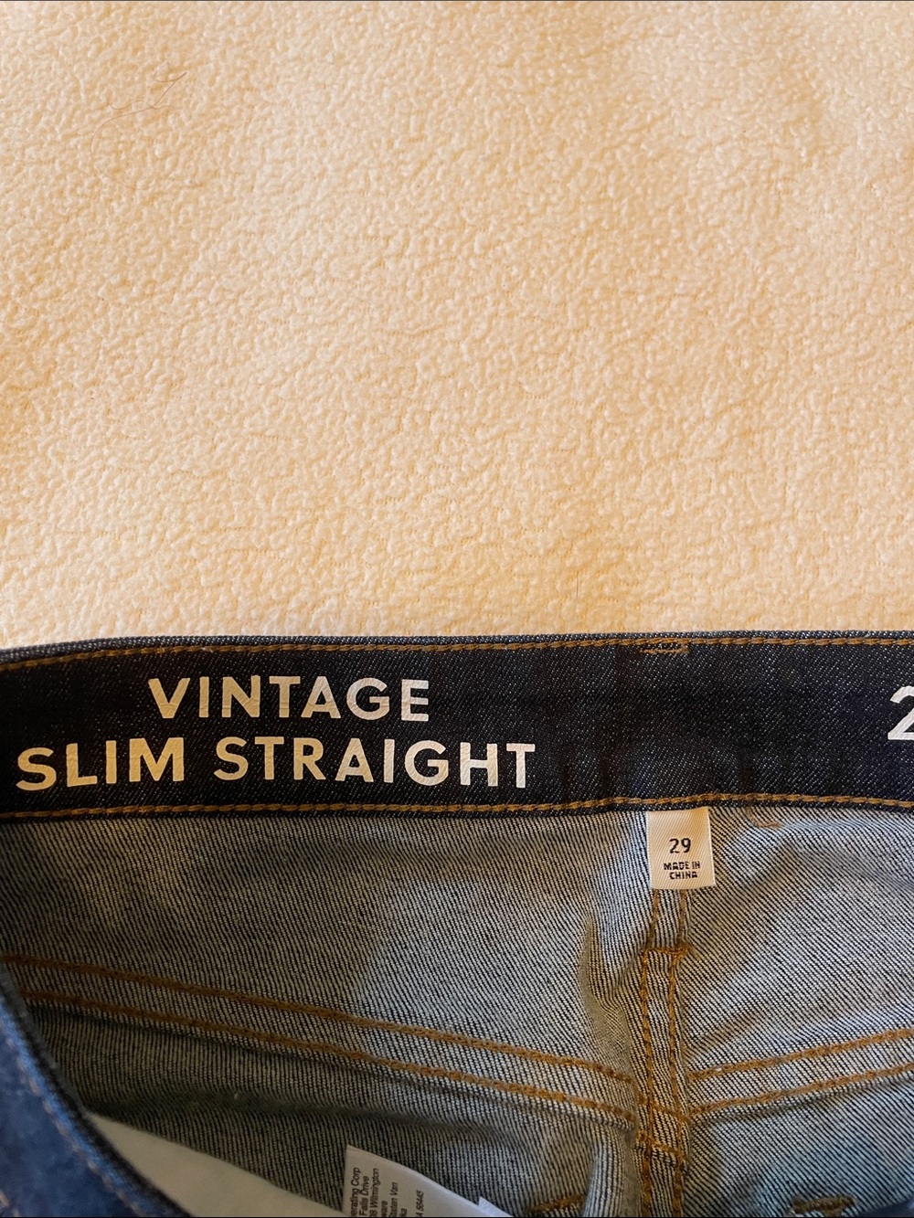 Jcrew Vintage Slim Straight Jeans - Blue